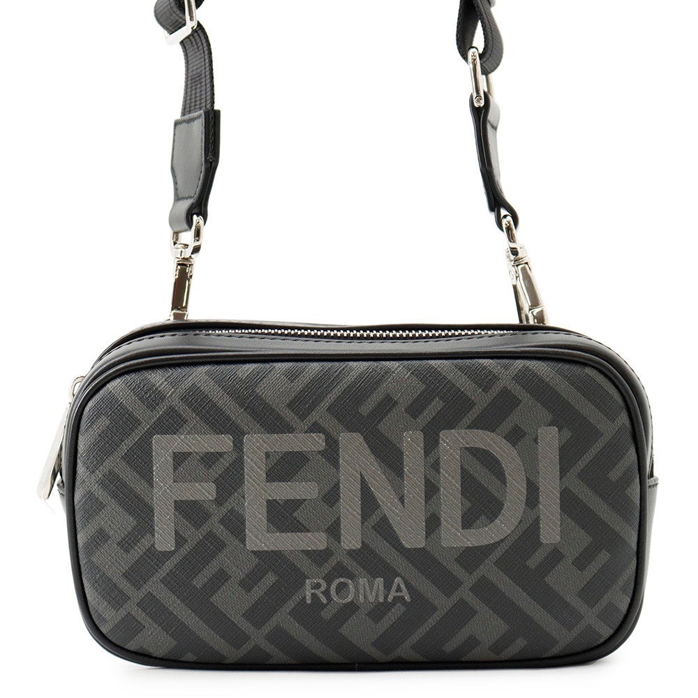 フェンディ ショルダーバッグ ズッカ柄 PVC 7M0285 FENDI カメラバッグ