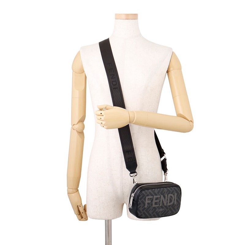 フェンディ ショルダーバッグ ズッカ柄 PVC 7M0285 FENDI カメラバッグ バッグ