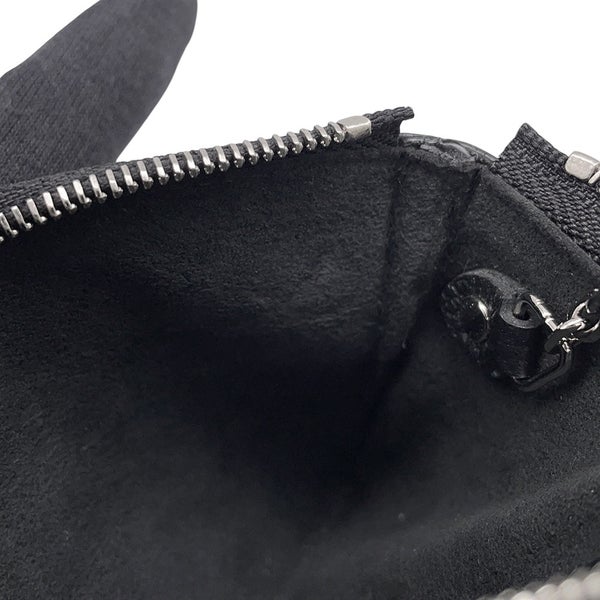 ルイヴィトン コインケース モノグラム・マヒナ ポシェット・クレ M69532 LOUIS VUITTON ブラック 黒