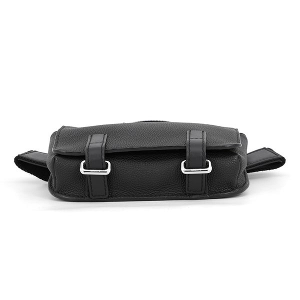ロエベ ボディバッグ ミリタリー バムバック レザー 317.12AB234 LOEWE 黒