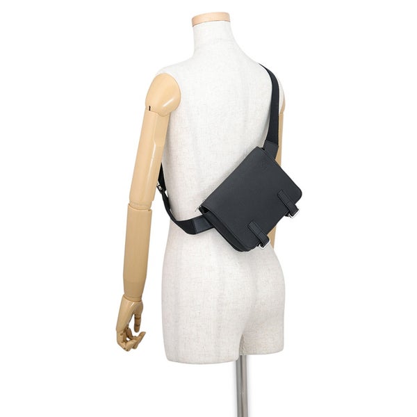 ロエベ ボディバッグ ミリタリー バムバック レザー 317.12AB234 LOEWE 黒