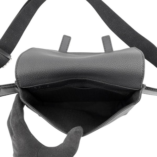 ロエベ ボディバッグ ミリタリー バムバック レザー 317.12AB234 LOEWE 黒