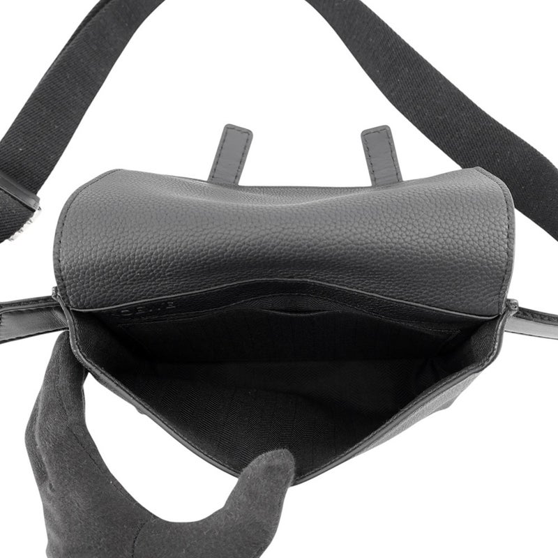 ロエベ ボディバッグ ミリタリー バムバック レザー 317.12AB234 LOEWE 黒