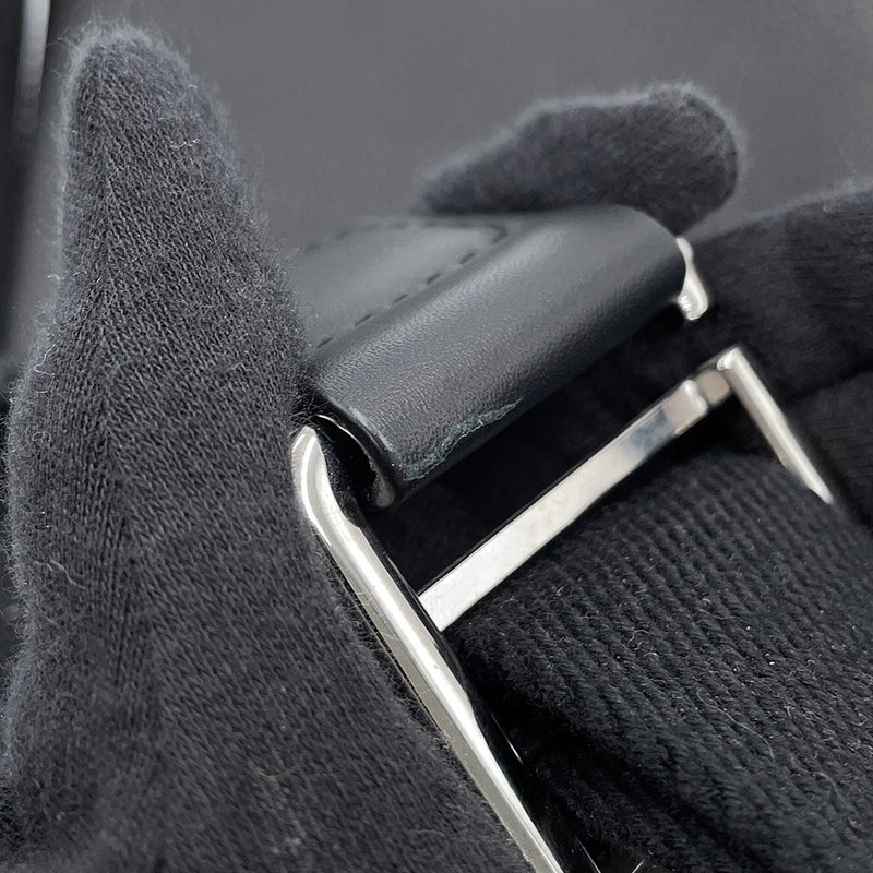 ロエベ ボディバッグ ミリタリー バムバック レザー 317.12AB234 LOEWE 黒