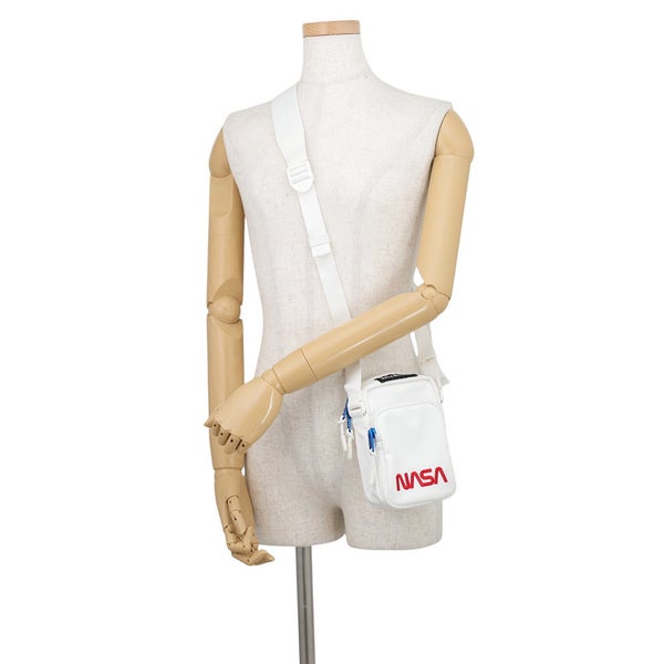 バレンシアガ ショルダーバッグ NASA フォンホルダー キャンバス 659143 BALENCIAGA 白 セール品