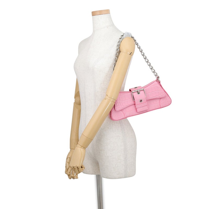 バレンシアガ ショルダーバッグ リンゼイ 型押しレザー 701141 BALENCIAGA セール品