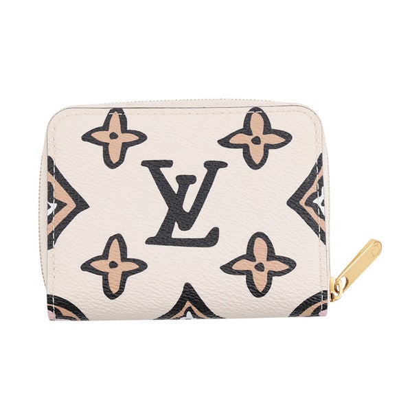ルイヴィトン コインケース モノグラム/ワイルド・アット・ハート ジッピー・コインパース M80677 LOUIS VUITTON 小銭入れ 白