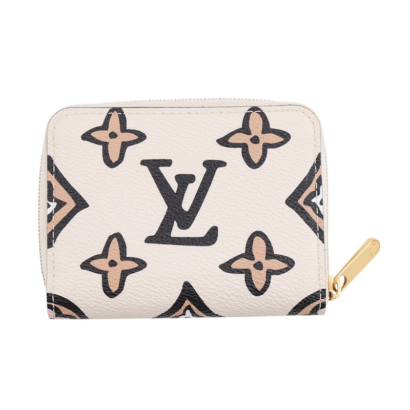 ルイヴィトン コインケース モノグラム/ワイルド・アット・ハート ジッピー・コインパース M80677 LOUIS VUITTON 小銭入れ 白