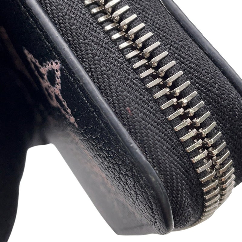 ルイヴィトン 長財布 モノグラム・マヒナ ジッピー・ウォレット M81703 LOUIS VUITTON 財布 黒
