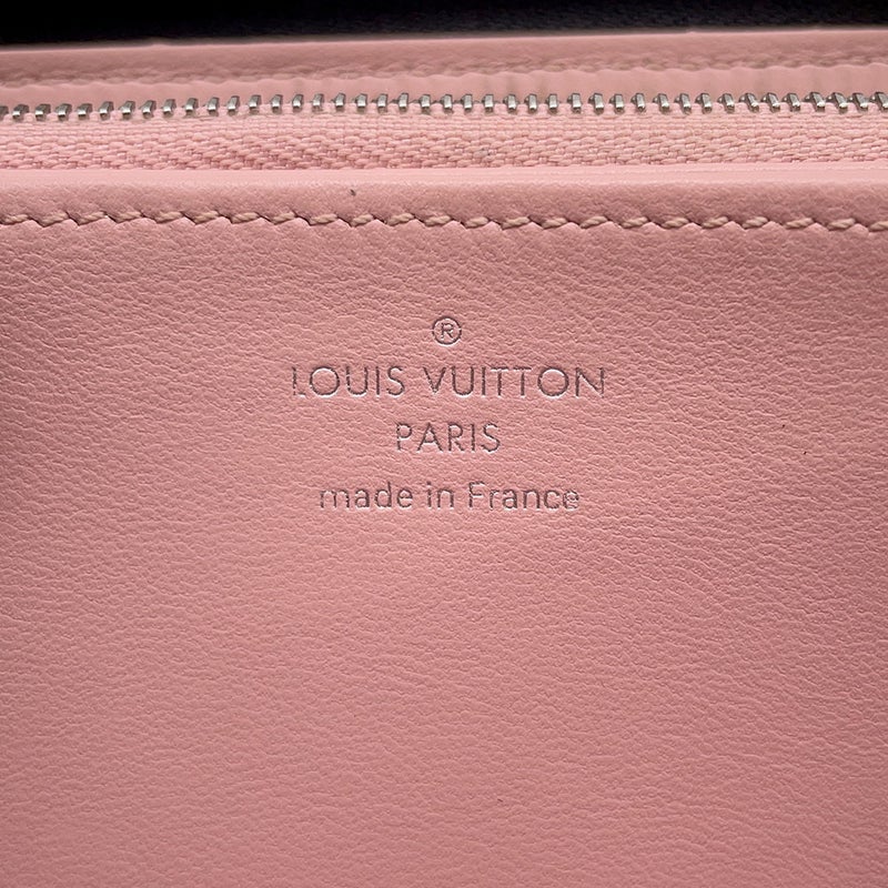ルイヴィトン 長財布 モノグラム・マヒナ ジッピー・ウォレット M81703 LOUIS VUITTON 財布 黒