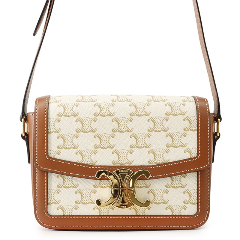 セリーヌ ショルダーバッグ ティーントリオンフ キャンバス レザー 188882 CELINE バッグ