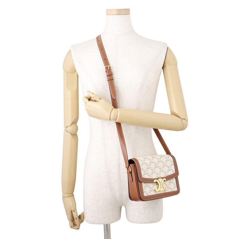 セリーヌ ショルダーバッグ ティーントリオンフ キャンバス レザー 188882 CELINE バッグ