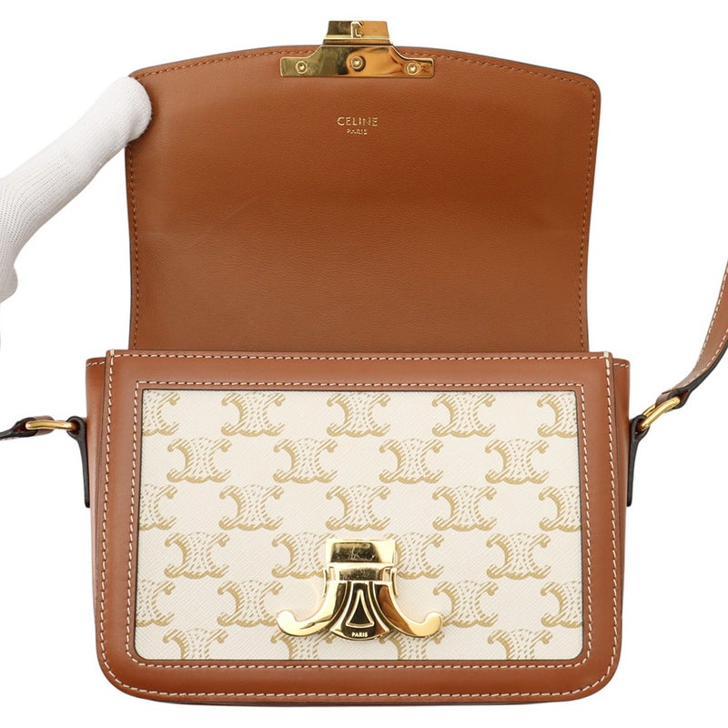 セリーヌ ショルダーバッグ ティーントリオンフ キャンバス レザー 188882 CELINE バッグ