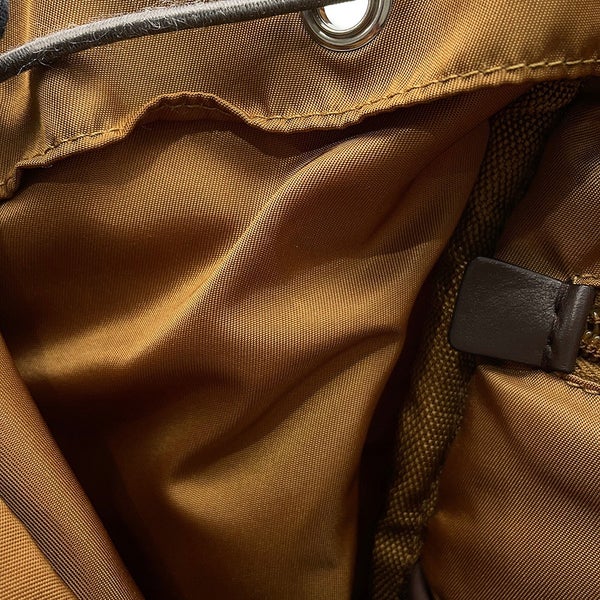 プラダ リュック トライアングルロゴ ナイロン/レザー 2VZ117 PRADA バッグ バックパック