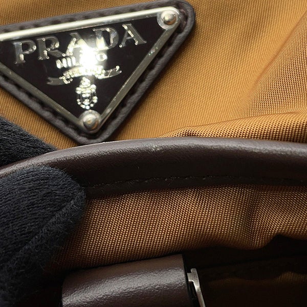 プラダ リュック トライアングルロゴ ナイロン/レザー 2VZ117 PRADA バッグ バックパック