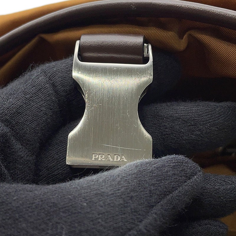 プラダ リュック トライアングルロゴ ナイロン/レザー 2VZ117 PRADA バッグ バックパック