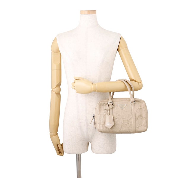 プラダ ハンドバッグ トライアングルロゴ レザー 1BB092 PRADA 2wayショルダーバッグ