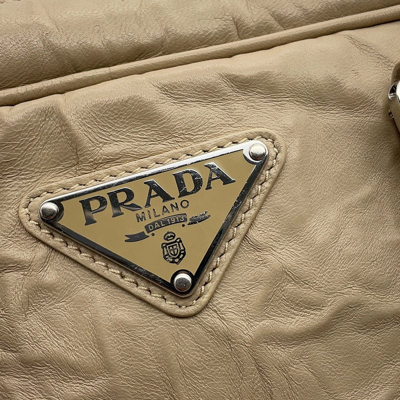 プラダ ハンドバッグ トライアングルロゴ レザー 1BB092 PRADA 2wayショルダーバッグ