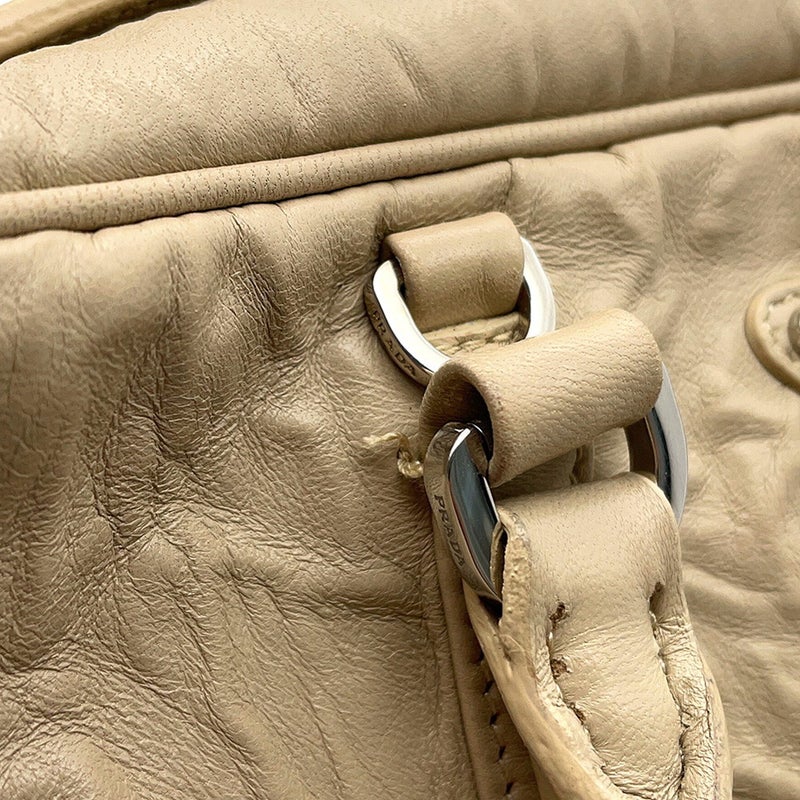 プラダ ハンドバッグ トライアングルロゴ レザー 1BB092 PRADA 2wayショルダーバッグ