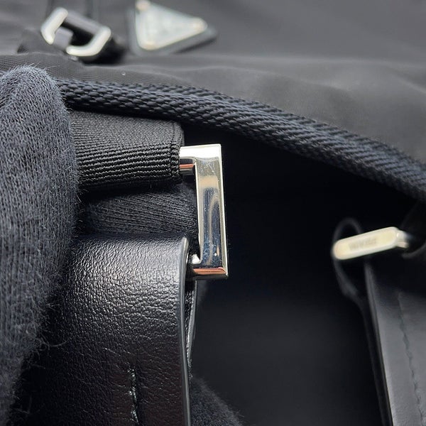 プラダ ボディバッグ トライアングルロゴ セキュリティポーチ ナイロン 1BL018 PRADA ウエストバッグ バッグ 黒