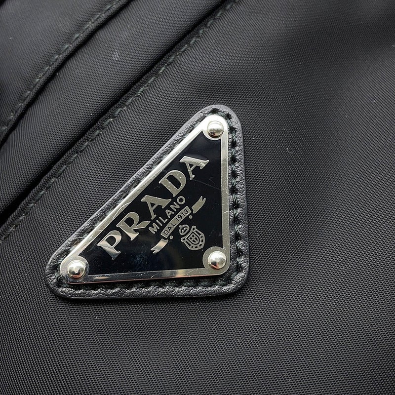 プラダ ボディバッグ トライアングルロゴ セキュリティポーチ ナイロン 1BL018 PRADA ウエストバッグ バッグ 黒