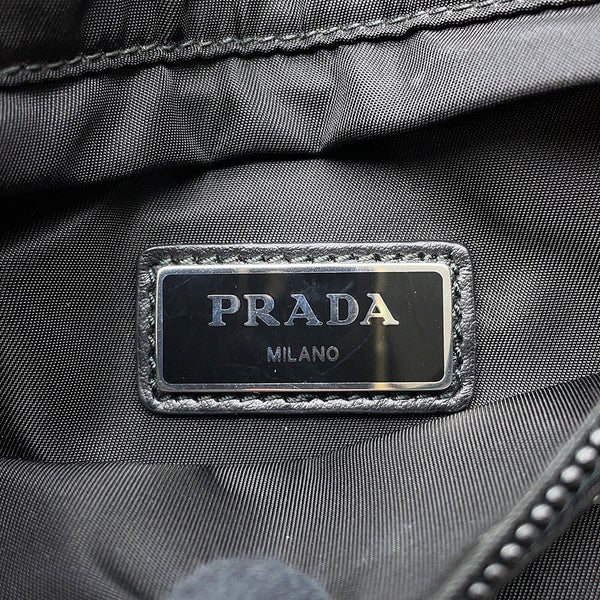 プラダ ボディバッグ トライアングルロゴ セキュリティポーチ ナイロン 1BL018 PRADA ウエストバッグ バッグ 黒