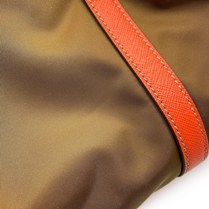 プラダ ハンドバッグ トライアングルロゴ ナイロン/レザー PRADA 2wayショルダーバッグ