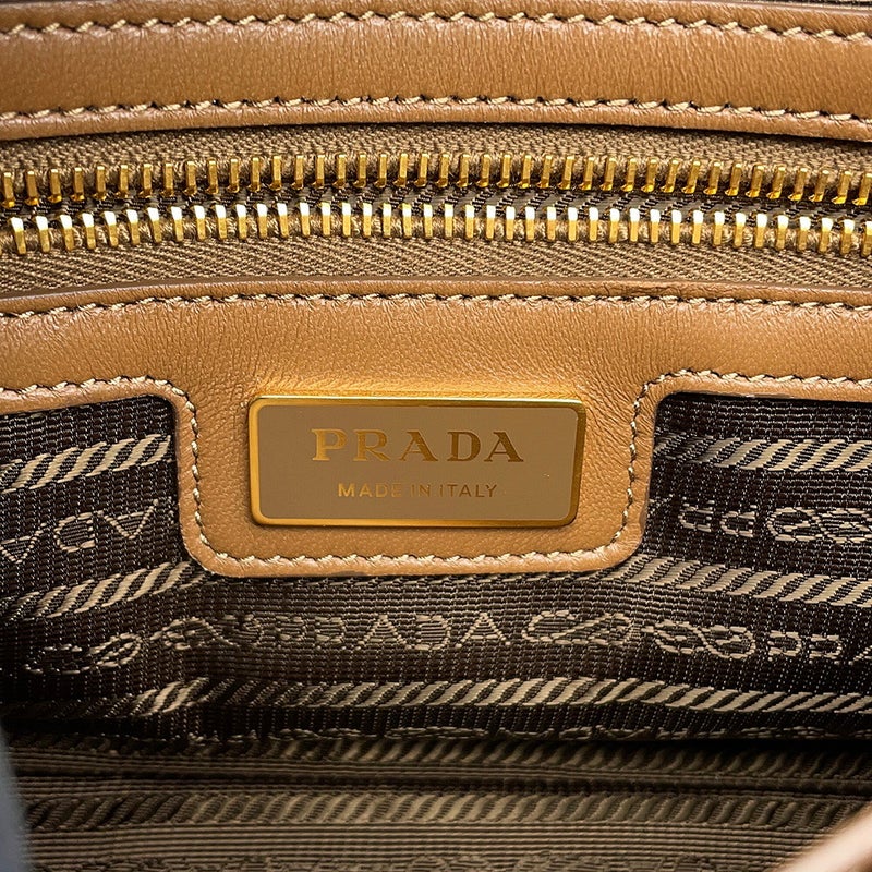 プラダ ハンドバッグ トライアングルロゴ ナイロン/レザー PRADA 2wayショルダーバッグ