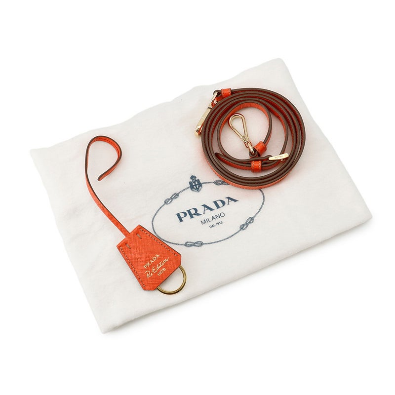 プラダ ハンドバッグ トライアングルロゴ ナイロン/レザー PRADA 2wayショルダーバッグ