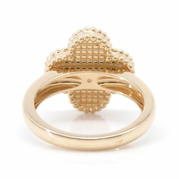 ヴァンクリーフ&アーペル リング ヴィンテージ アルハンブラ リング ギヨシェ K18YG リングサイズ52 VCARP6I352 指輪