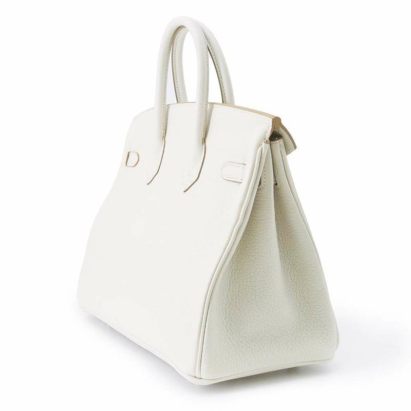 エルメス バーキン25 グリスペール/シルバー金具 トゴ B刻印 HERMES Birkin ハンドバッグ