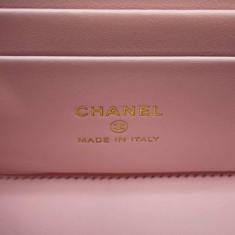 シャネル チェーンショルダーバッグ バニティ ココマーク マトラッセ キャビアスキン AP1341 CHANEL