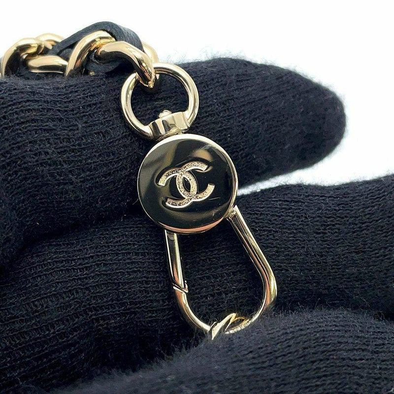 シャネル フォンケース チェーンショルダー ラムスキン ココマーク AP3739 CHANEL ポシェット 黒