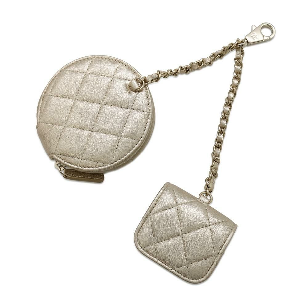 シャネル ノベルティ コインケース Airpodsproケース レザー CHANEL
