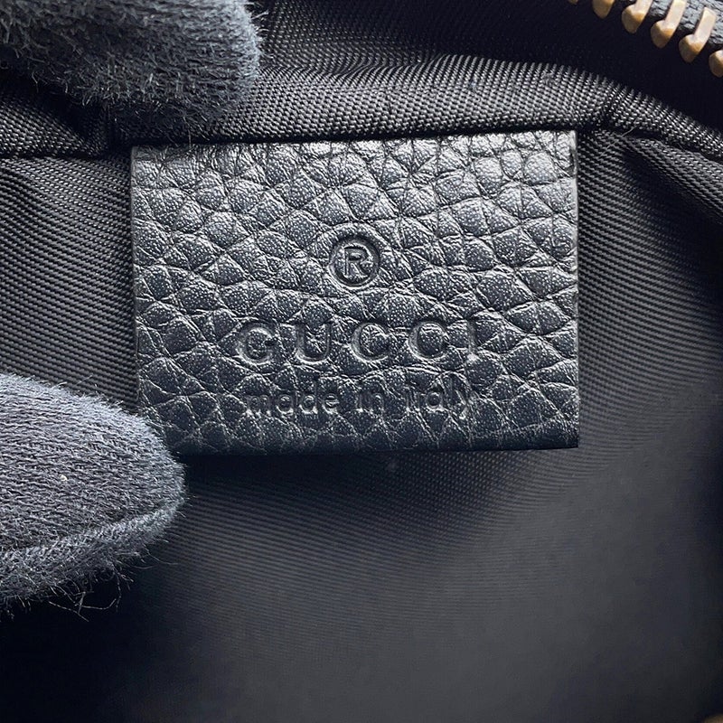 グッチ ショルダーバッグ インターロッキングG ソーホー ディスコバッグ スモール レザー 347994 GUCCI 黒 タッセル