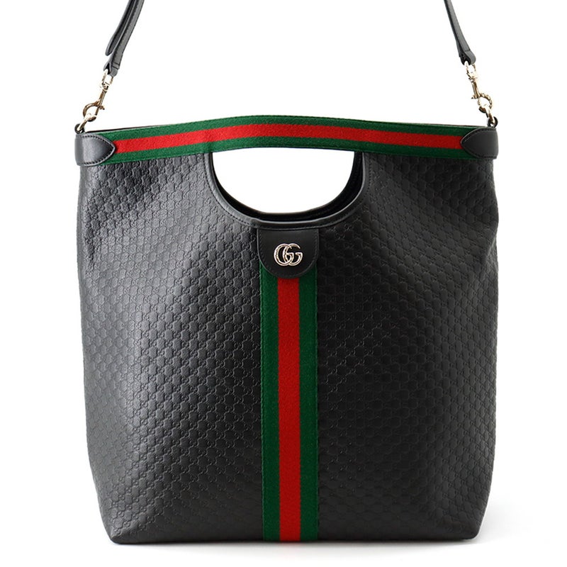 グッチ トートバッグ オフィディア GGエンボス レザー 865452 GUCCI ウェブ 日本限定 黒
