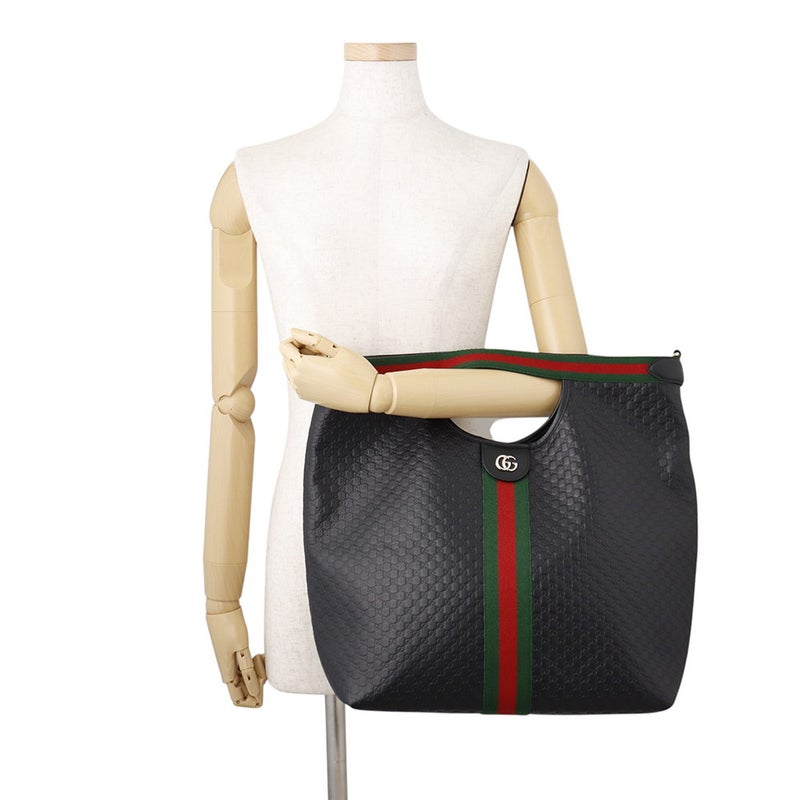 グッチ トートバッグ オフィディア GGエンボス レザー 865452 GUCCI ウェブ 日本限定 黒