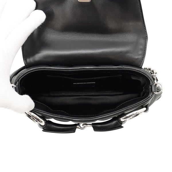 グッチ ハンドバッグ ホースビット スモール レザー 764339 GUCCI 2way 黒