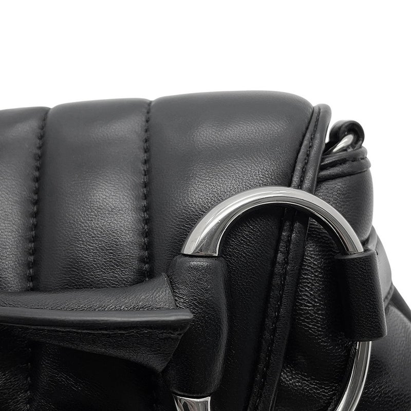 グッチ ハンドバッグ ホースビット スモール レザー 764339 GUCCI 2way 黒
