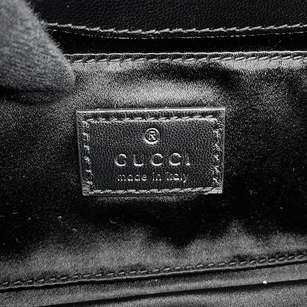 グッチ ハンドバッグ ホースビット スモール レザー 764339 GUCCI 2way 黒