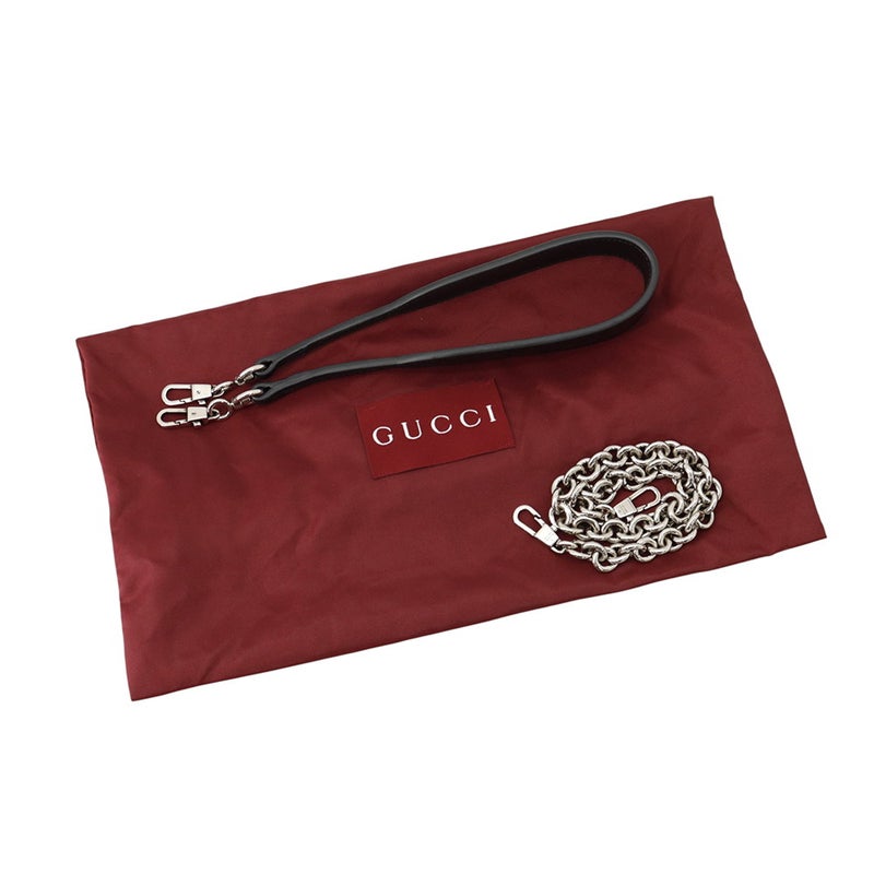 グッチ ハンドバッグ ホースビット スモール レザー 764339 GUCCI 2way 黒