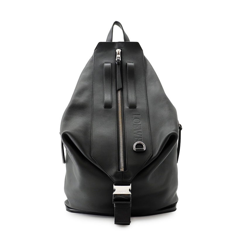 ロエベ リュック コンバーチブル レザー B777W36X03 LOEWE バックパック バッグ 黒