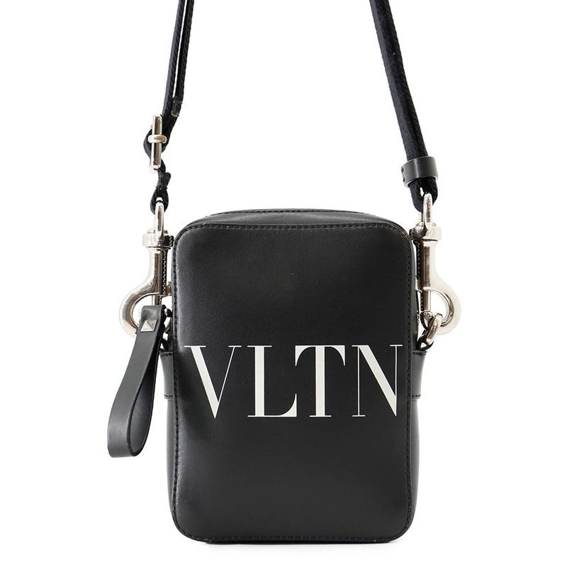 ヴァレンティノ・ガラヴァーニ ショルダーバッグ VLTN スモール レザー VALENTINO バッグ 黒 白
