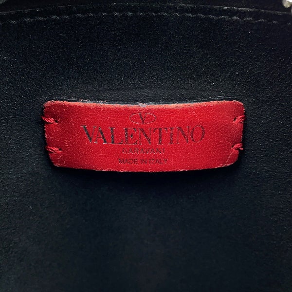 ヴァレンティノ・ガラヴァーニ ショルダーバッグ VLTN スモール レザー VALENTINO バッグ 黒 白