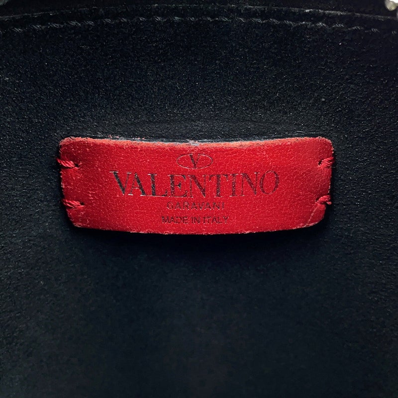 ヴァレンティノ・ガラヴァーニ ショルダーバッグ VLTN スモール レザー VALENTINO バッグ 黒 白