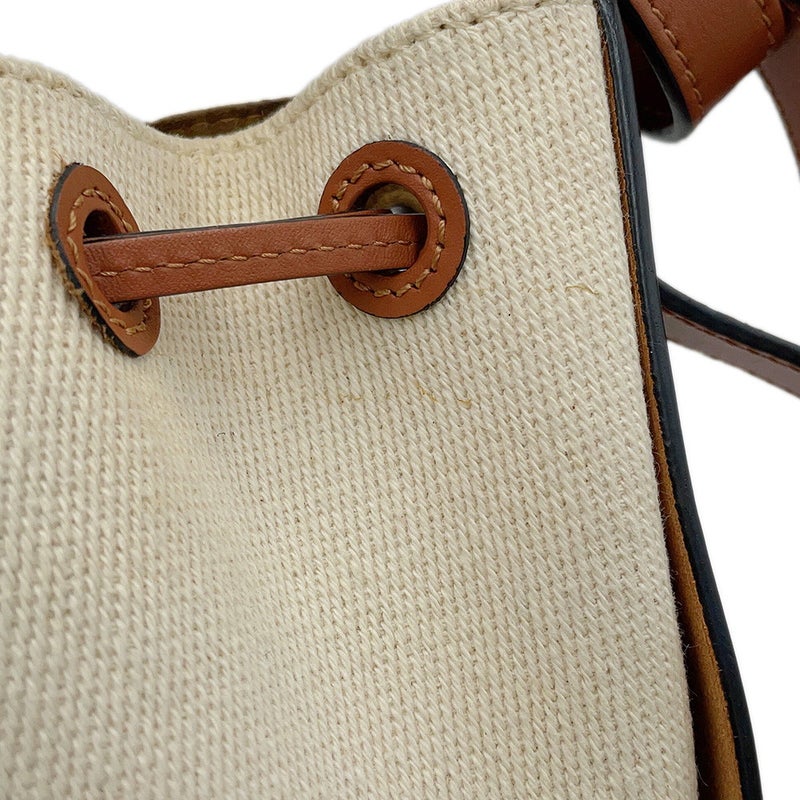 ロエベ ハンドバッグ バルーンショルダー スモール キャンバス/レザー A710C31X02 LOEWE 2wayショルダーバッグ