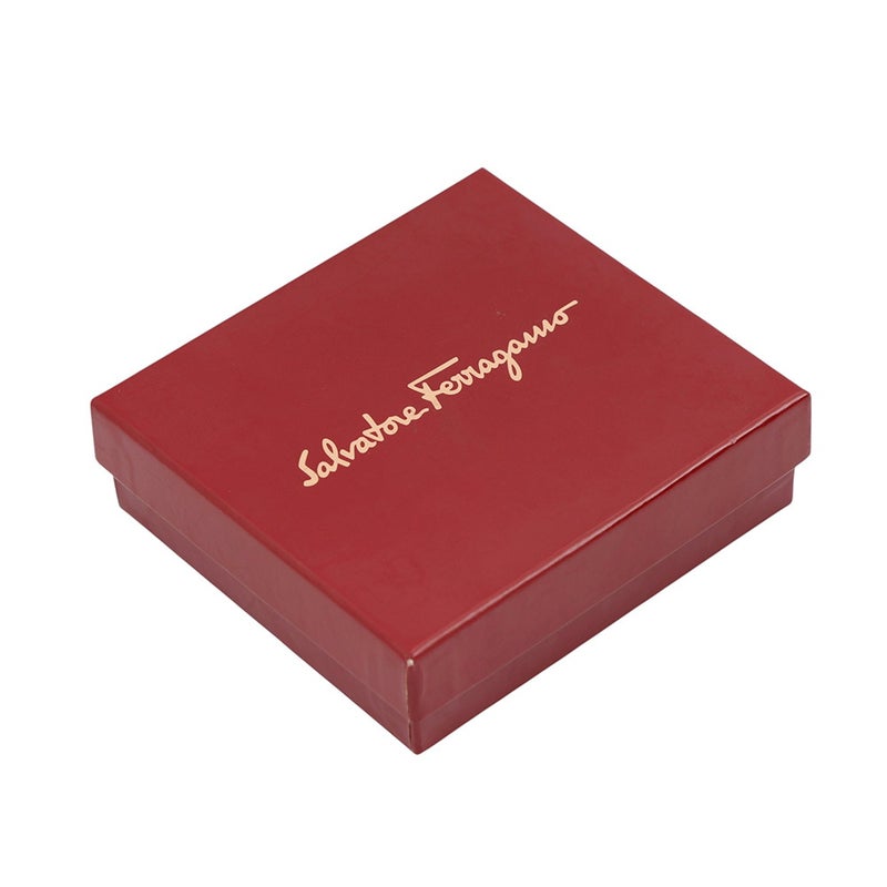 サルヴァトーレ・フェラガモ 二つ折り財布 ガンチーニ レザー 665571 Ferragamo 黒