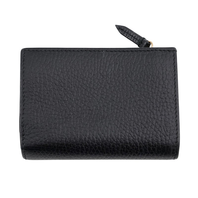 グッチ 二つ折り財布 GGマーモント コンパクトウォレット レザー 772738 GUCCI 財布 黒 日本限定