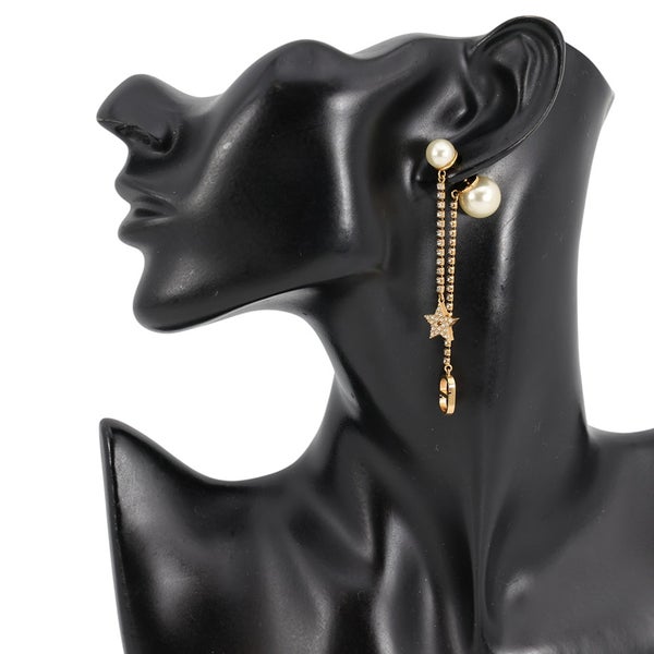 クリスチャン・ディオール ピアス Tribales トライバル ラインストーン フェイクパール E1270TRICY Christian Dior アクセサリー