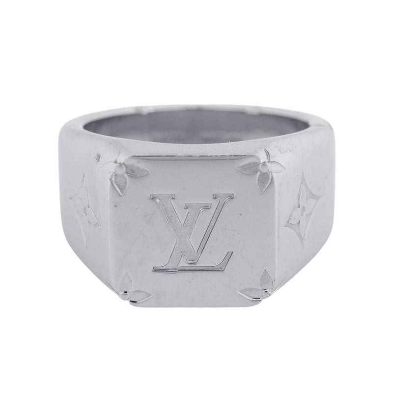 ルイヴィトン リング シグネットリング モノグラム サイズL 約21号 M62488 LOUIS VUITTON 指輪 アクセサリー メンズ